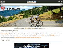 Tablet Screenshot of andyscycle.com